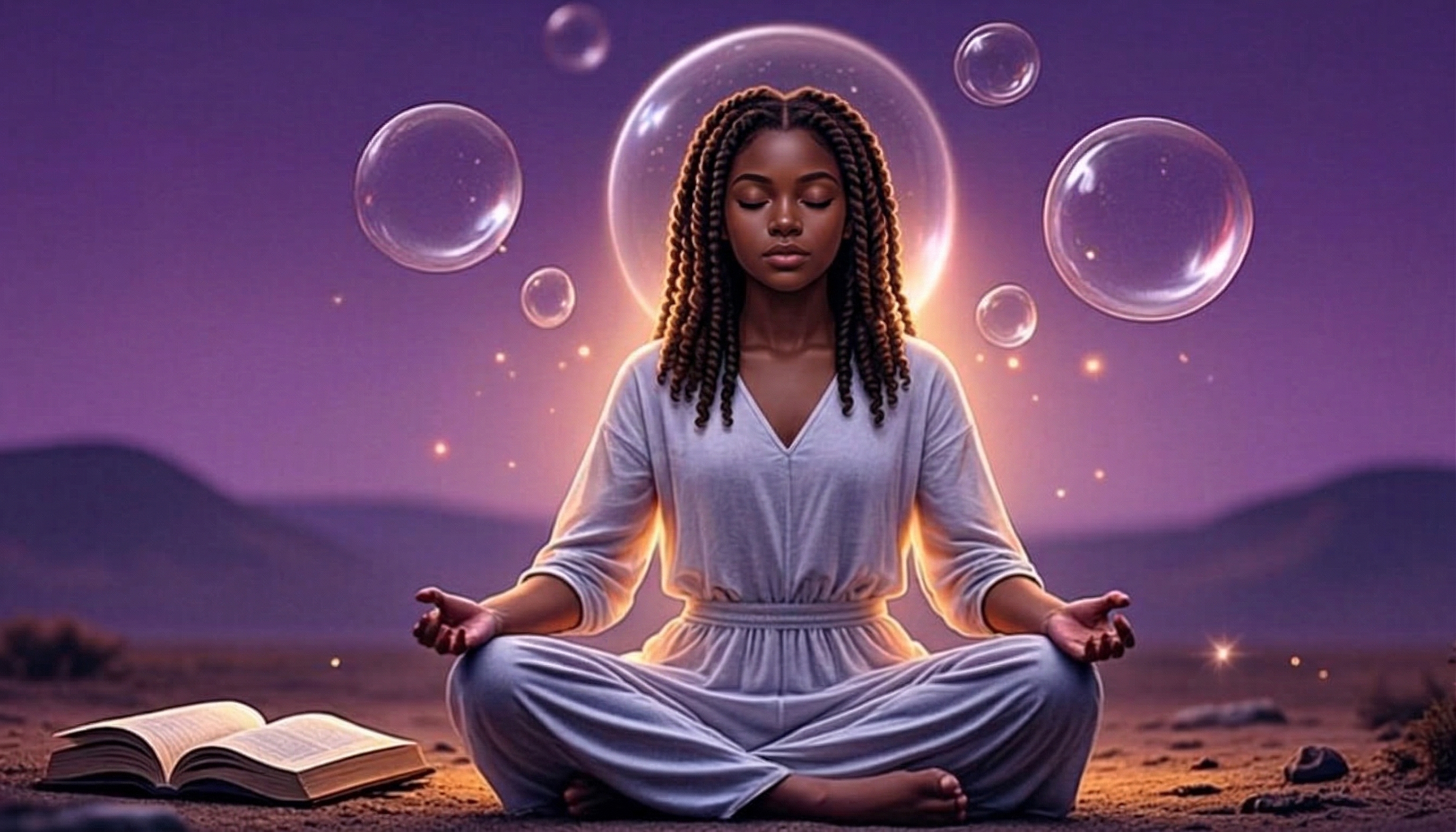 Peaceful self-reflection and mindfulness